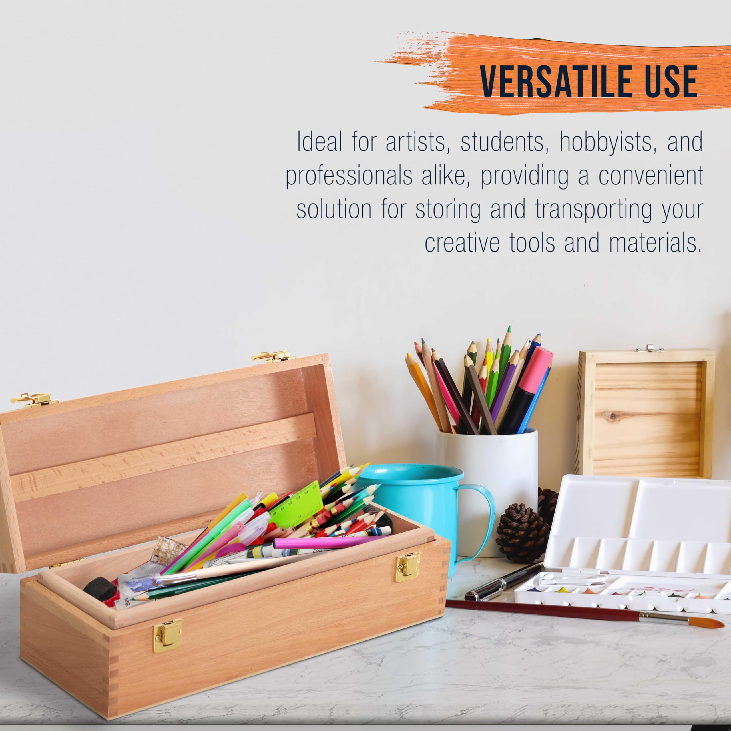 Amazon.com: U.S. Art Supply Multi-Function Artist Tool Supply Box